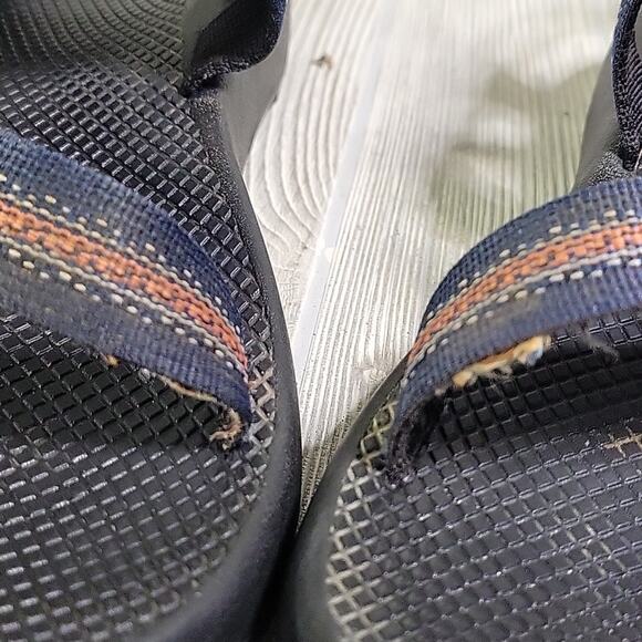 Chaco Z/1 Unaweep Sandals Classic Vibram Orange Navy Mens 13 - Picture 12 of 14